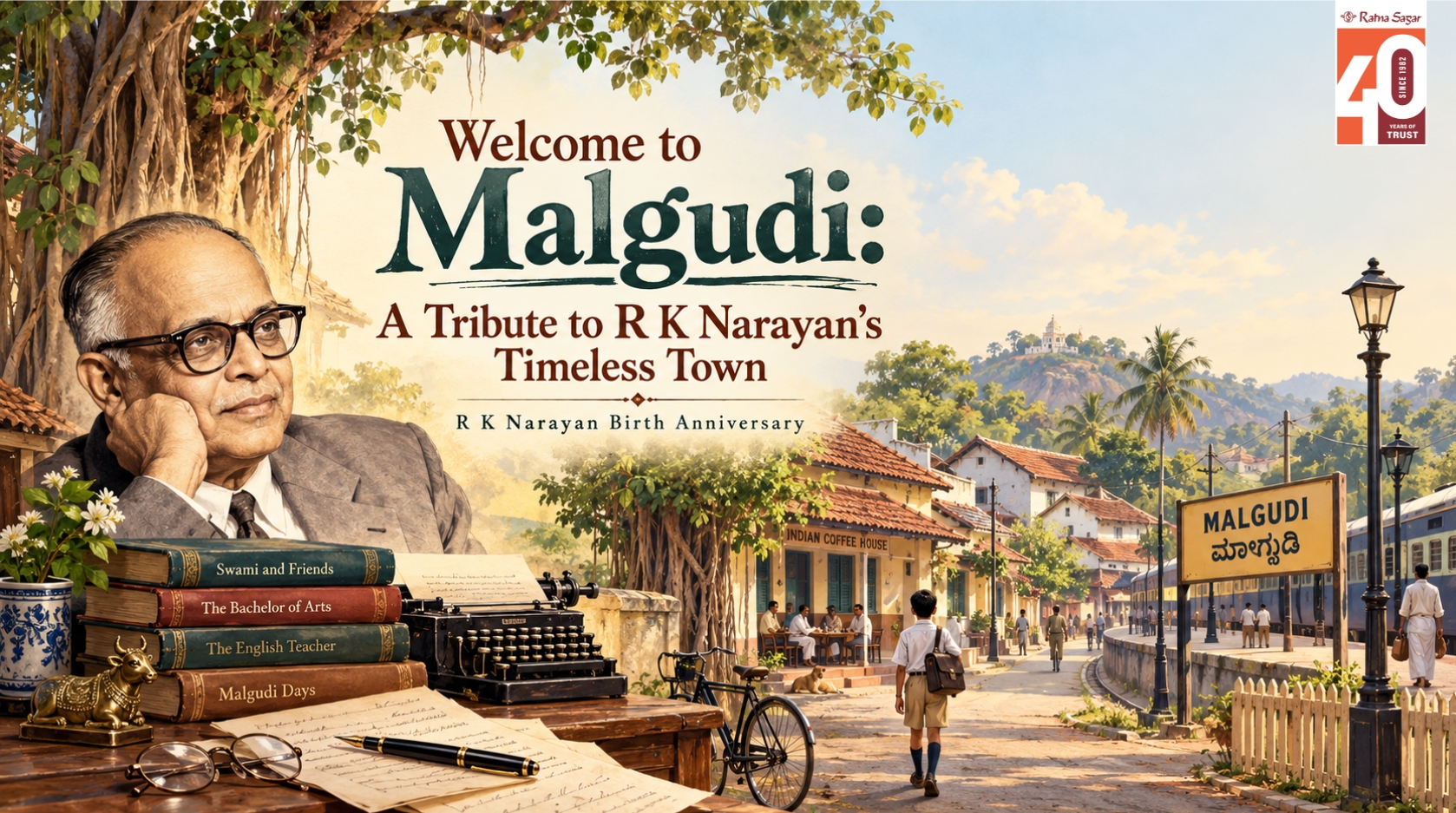 R K Narayan Birth Anniversary: Malgudi, Books & Legacy